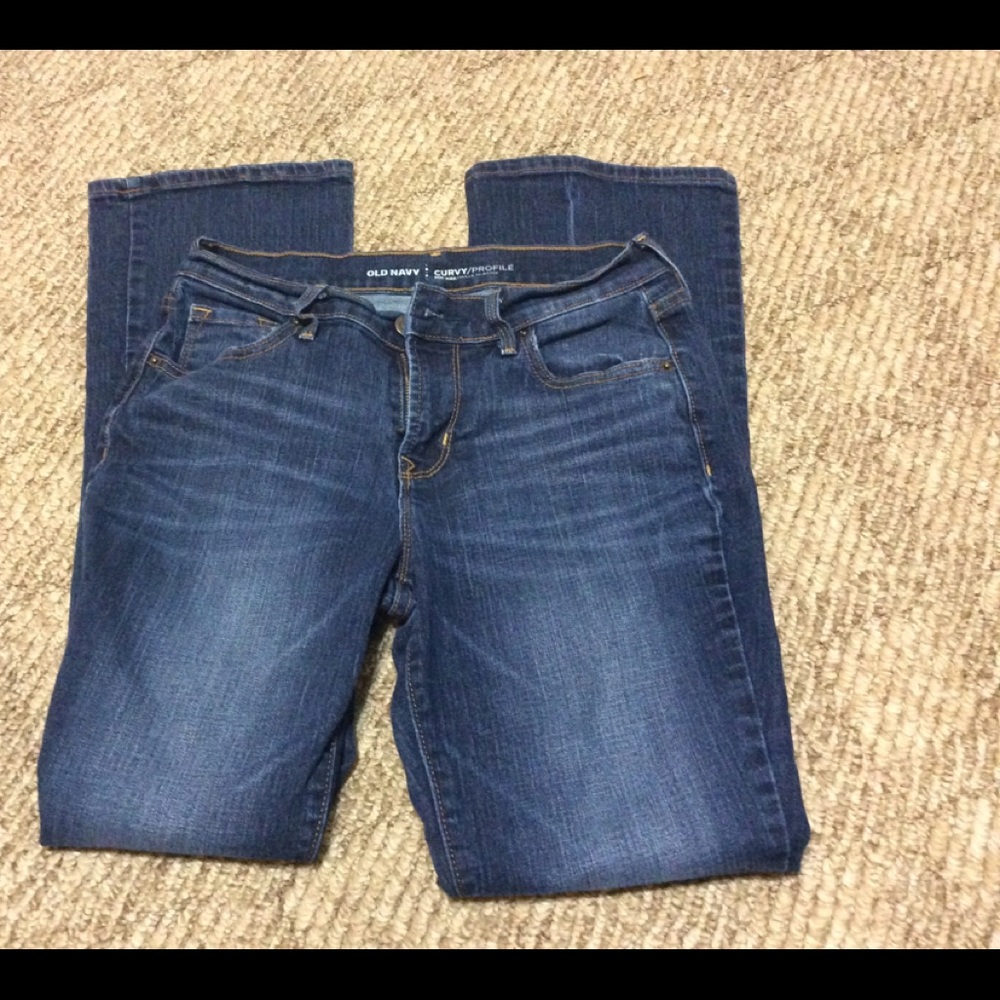 Old Navy Curvy Profile Ladies blue Jeans